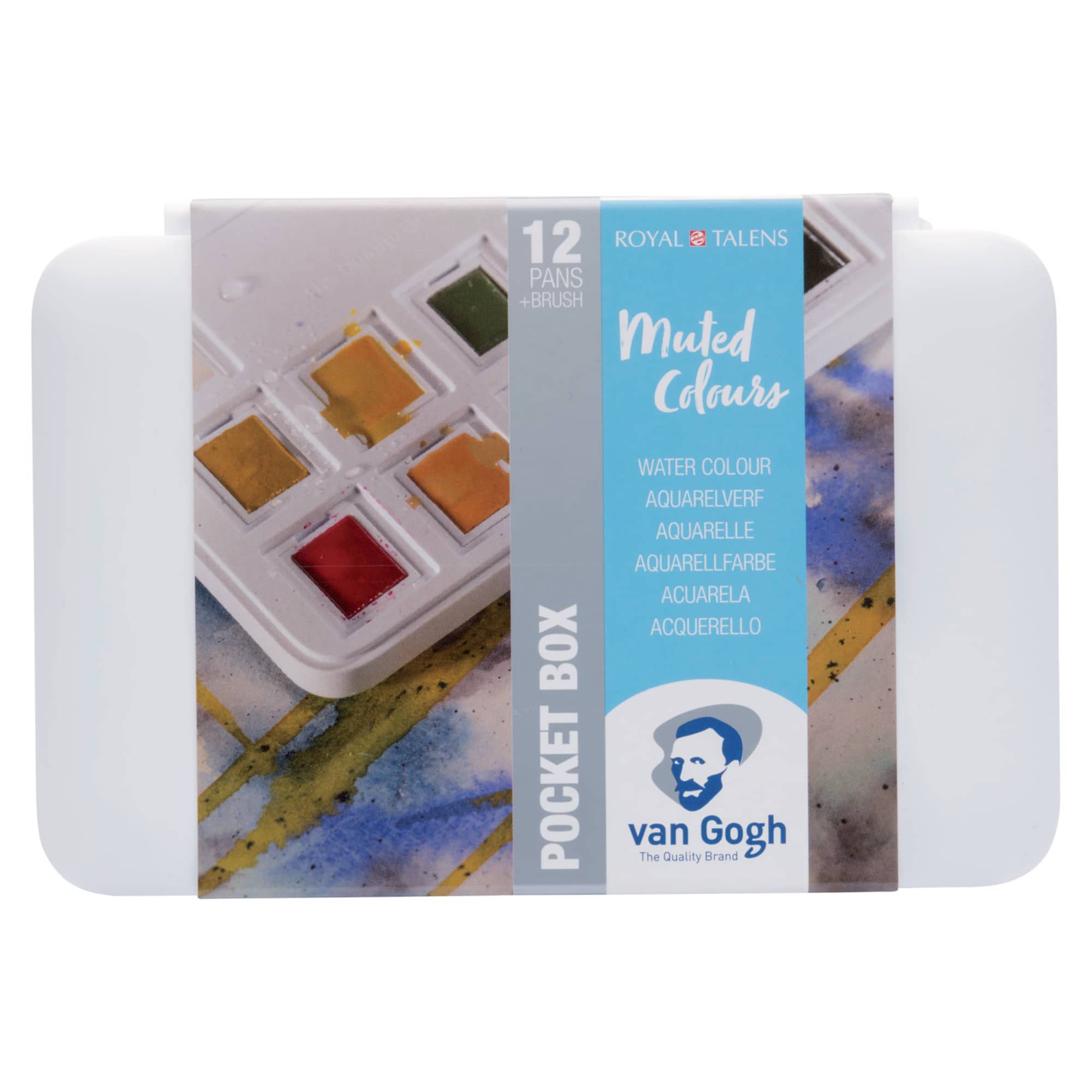 Van Gogh Muted Watercolor Pocket Box Set